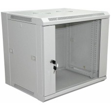 REXANT Шкаф коммутационный Pro (04-2224) настенный 18U 600x600мм пер.дв.стекл без задн.дв. 90кг серый 365мм 34кг 220град. 964мм IP20 сталь