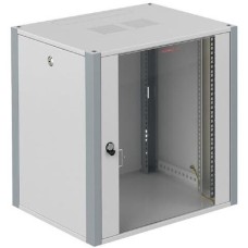 SYSMATRIX Шкаф коммутационный WP 6612.710 настенный, стеклянная передняя дверь, 12U, 600x585x600 мм