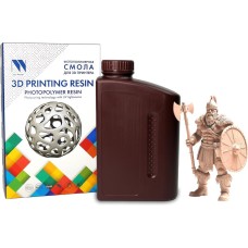 NV PRINT Фотополимерная смола NVPRINT PA Like Resin Beige для 3D печати 1 кг (бут)