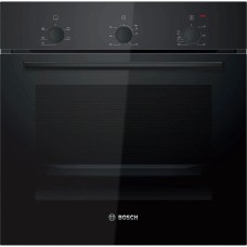 Духовой шкаф BOSCH Духовой шкаф электрический Serie 2 HBF011BA1T, 71л, дверца с 2 стеклами, черный