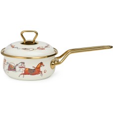 Ковш LEFARD КОВШ ЭМАЛИРОВАННЫЙ, СЕРИЯ PASSAGE, 14СМ/0,9Л D=14 СМ ДЛИНА=31СМ ПОДХОДИТ ДЛЯ ИНДУКЦИОН.ПЛИТ 950-650