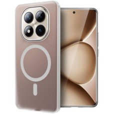 BORASCO Чехол (клип-кейс) Ice Magnet Case, для Xiaomi Redmi Note 15 Pro+ 5G, прозрачный [76373]