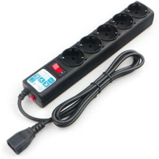 POWERCUBE Сетевой фильтр SPG5-В2, 1.9м, черный
