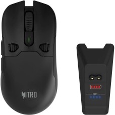 ACER Мышь Nitro OMR404 черный оптическая 6400dpi беспров. BT/Radio USB 6but (ZL.MCEEE.02T)