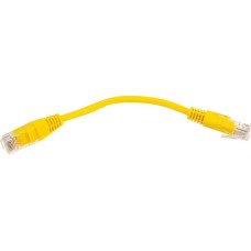 LANMASTER Патч-корд TWT-45-45-0.15-YL UTP RJ-45 вил.-вилка RJ-45 кат.5E 0.15м желтый ПВХ