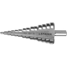 STAYER 4-39 мм, 14 ступеней, сталь HSS, ступенчатое сверло (29660-4-39-14)