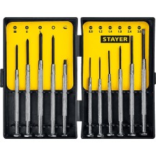 STAYER 11 предм., часовые отвертки (2560-H11)