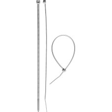 ЗУБР КС-Б1, 2.5 x 100 мм, нейлон РА66, 100 шт, белые, кабельные стяжки, Профессионал (309010-25-100)