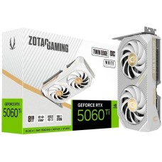 ZOTAC Видеокарта RTX5060Ti TWIN EDGE OC WHITE ED 8GB GDDR7 128bit 3xDP HDMI 2FAN RTL