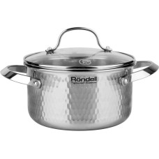 RONDELL Кастрюля RainDrops RDS-1293 2.4л. d=18см (с крышкой) стальной