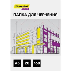 SILWERHOF Папка для черчения Create A3 20л. бум.160г/м2