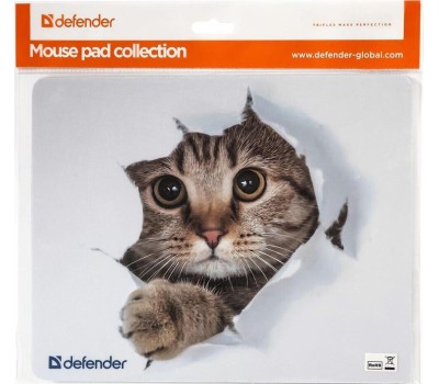 Коврик для мыши DEFENDER (50706) SILK - 10 видов ассортимент