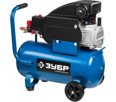 Компрессор ЗУБР ЗКПМ-240-50-1.5 240 л/мин, 50 л рессивер, 1500 Вт, воздушный
