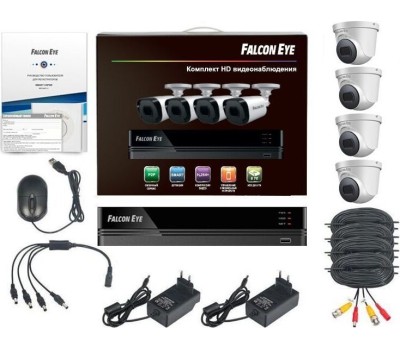 Комплект видеонаблюдения FALCON EYE FE-104MHD Дом SMART