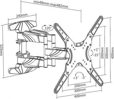 Кронштейн ULTRAMOUNTS UM907 для 23