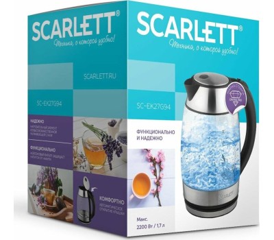 Чайник электрический SCARLETT SC-EK27G94