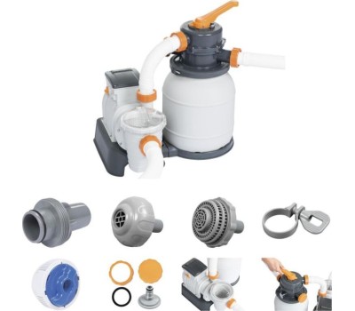 BESTWAY Фильтр-насос для бассейнов песочный 220-240V, 5678 л/ч, 58497