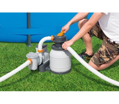 BESTWAY Фильтр-насос для бассейнов песочный 220-240V, 5678 л/ч, 58497