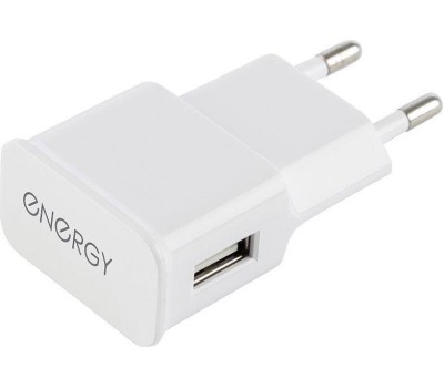 Зарядное устройсво ENERGY ET-09, 1,0А, цвет - белый