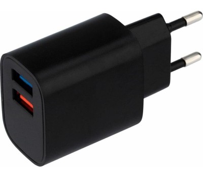 Сетевое зарядное устройство REXANT (16-0283) Сетевое зарядное устройство REXANT 2 x USB, 5V, 2.4 A, черное