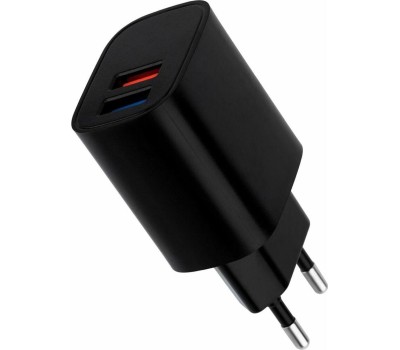 Сетевое зарядное устройство REXANT (16-0283) Сетевое зарядное устройство REXANT 2 x USB, 5V, 2.4 A, черное