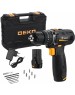 Дрель-шуруповерт ударная DEKO GCD12DU SET4 в кейсе + оснастка 13 шт, 12В, 2x2.0Ач 063-4038
