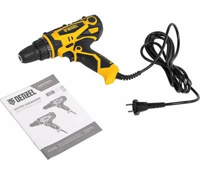 Сетевая дрель-шуруповерт DENZEL Дрель-шуруповерт сетевая SD-300-10 26201