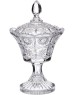 Конфетница LEFARD 695-022 MUZA CRYSTAL на ножке 12*12*20см