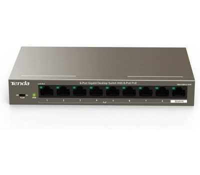 Коммутатор TENDA TEG1109P-8-102W коричневый