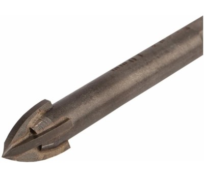 Сверло KRANZ (KR-91-0651) Сверло по стеклу и керамике10 мм, 4 грани, шестигранный хвостовик