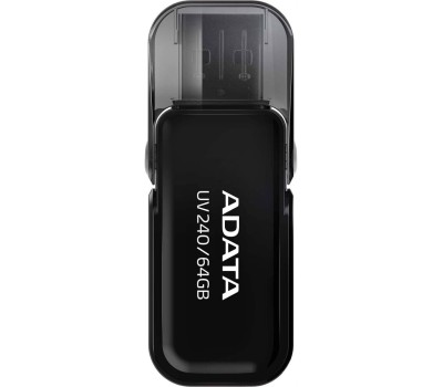 ADATA Флэш-накопитель USB2 64GB BLACK AUV240-64G-RBK