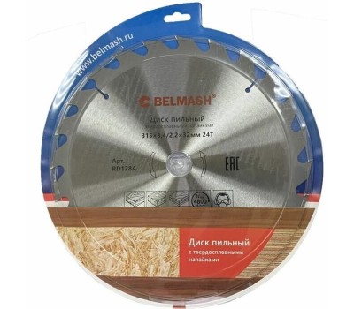 Диск пильный BELMASH 315x3,4/2,2x32/30, 24T