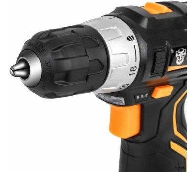 DEKO Дрель-шуруповерт GCD12DU3 SET2 FU-Li-Ion, 1.5Ач, с одним аккумулятором [063-4146]