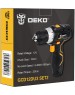 DEKO Дрель-шуруповерт GCD12DU3 SET2 FU-Li-Ion, 1.5Ач, с одним аккумулятором [063-4146]