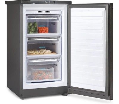 Морозильник БИРЮСА W412 80л матовый графит