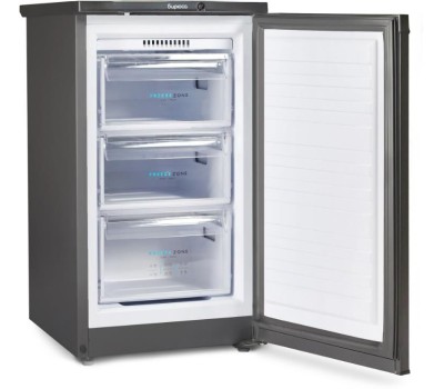 Морозильник БИРЮСА W412 80л матовый графит