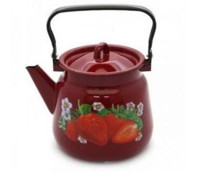 Чайник СИБИРСКИЕ ТОВАРЫ С2716.ЯР, С2716.3ЯР,С2716.ЯР*106 Вишневый эмал 3,5л с рис