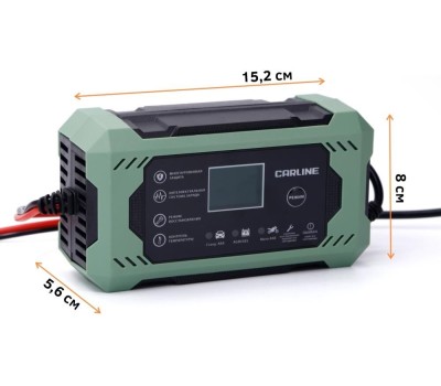 Зарядное устройство CARLINE CA-5A импульсное автоматическое для свинцово-кислотных аккумуляторов