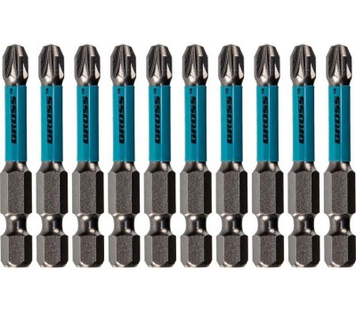 Бита GROSS Бита торсионная PZ3 x 50 мм, для ударных шуруповертов, 10 шт. 11496
