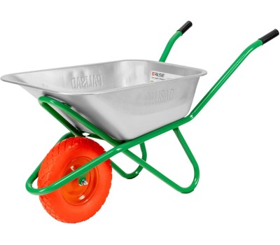 PALISAD Тачка садово-строительная с PU колесом, грузоподъемность 180 кг, объем 120 л 689688