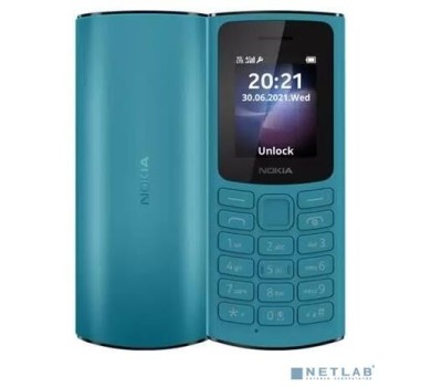 Телефон NOKIA 105 TA-1557 DS EAC1 CYAN