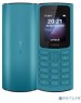 Телефон NOKIA 105 TA-1557 DS EAC1 CYAN