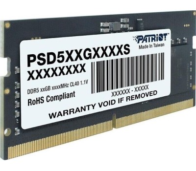 Модуль памяти PATRIOT Модуль памяти SODIMM 8GB DDR5-5600 PSD58G560041S