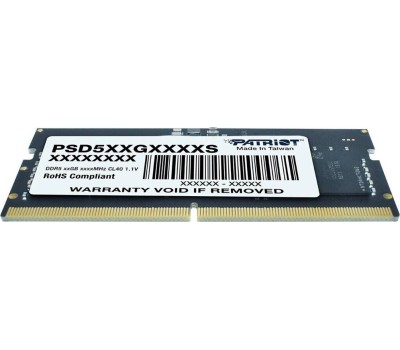 Модуль памяти PATRIOT Модуль памяти SODIMM 8GB DDR5-5600 PSD58G560041S