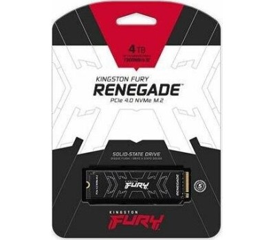 Накопитель SSD KINGSTON SSD накопитель Fury Renegade SFYRDK/4000G 4ТБ, M.2 2280, PCIe 4.0 x4, NVMe, M.2