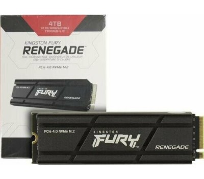 Накопитель SSD KINGSTON SSD накопитель Fury Renegade SFYRDK/4000G 4ТБ, M.2 2280, PCIe 4.0 x4, NVMe, M.2