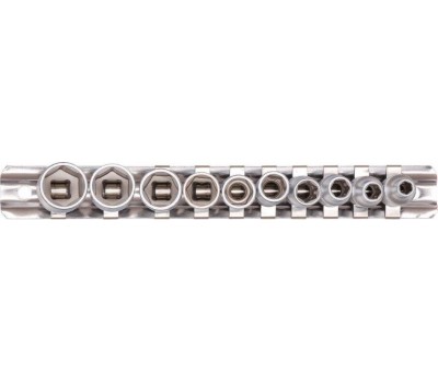 Набор головок STELS Набор торцевых головок, 1/4, шестигранные, CrV, 10 шт, 4-13 мм 13602