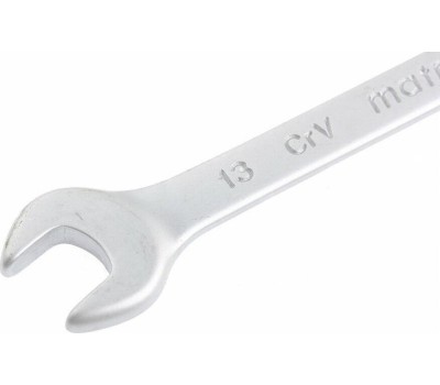 Комбинированный ключ MATRIX Ключ комбинированный, 13 мм, CrV, матовый хром 15109