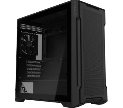 Корпус для ПК GIGABYTE Корпус mATX GB-C102G, Midi-Tower, без БП, черный [28300-c102b-2crr]