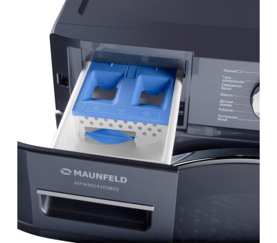 Стиральная машина MAUNFELD Стиральная машина MFWM1410SB02, с фронтальной загрузкой, 10кг, 1400об/мин, инверторная